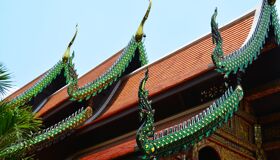 Temple Roofs in Thailand